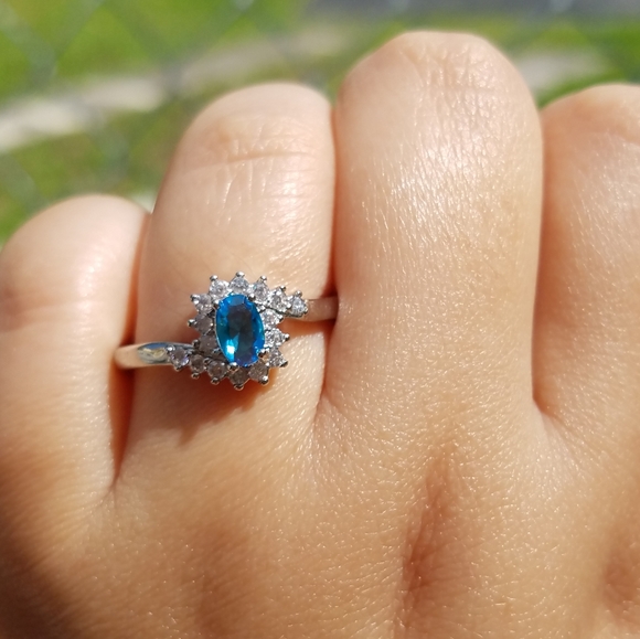 NEW! March (Aquamarine) Birthstone Silver … - Picture 2 of 10